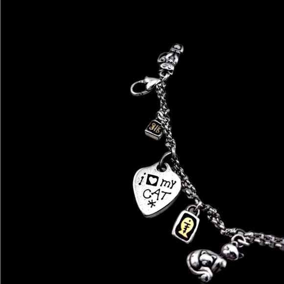 Brighton Pedigree Cat Locket Heart Retired Heart Charm Bracelet PURRFECT! - Picture 4 of 11